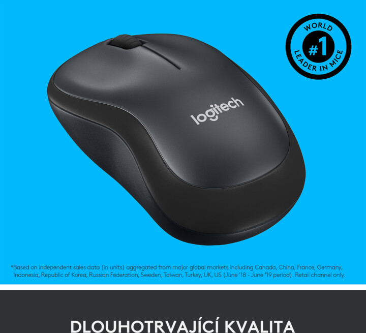 Maus pa kabllo Logitech M220, i zi