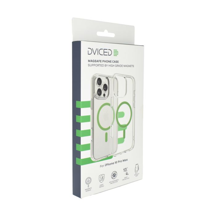 Dviced MagSafe iPhone 16 Pro Max Clear Case, Green