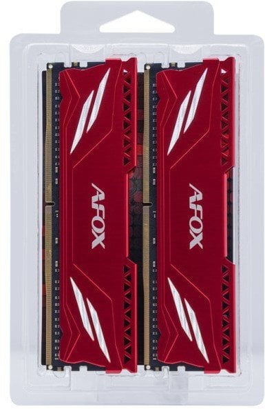 Memorie RAM AFOX Gaming DDR4, 16GB 2x8GB, 3200MHz CL16 XMP 2.0, e kuqe
