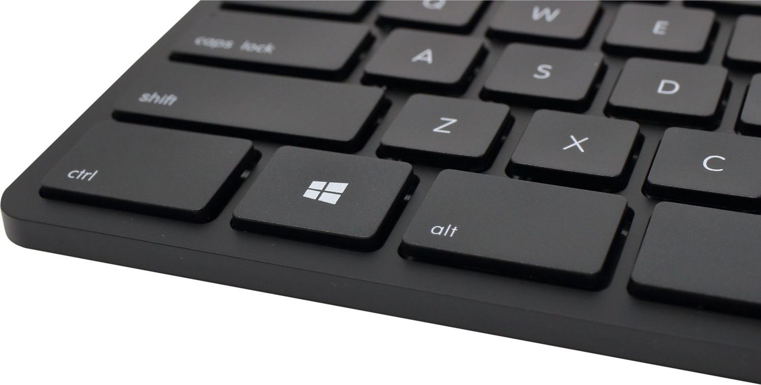 Tastierë wireless Matias FK416PCBT, multi pairing, Bluetooth, e zezë matte