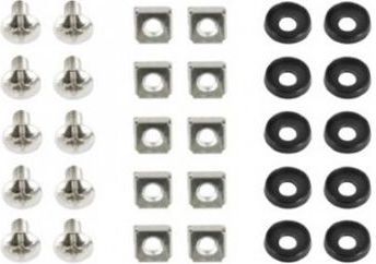 Set me vida, ndërmjetës dhe kapëse Gembird M6, 50 grupe