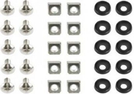 Set me vida, ndërmjetës dhe kapëse Gembird M6, 50 grupe