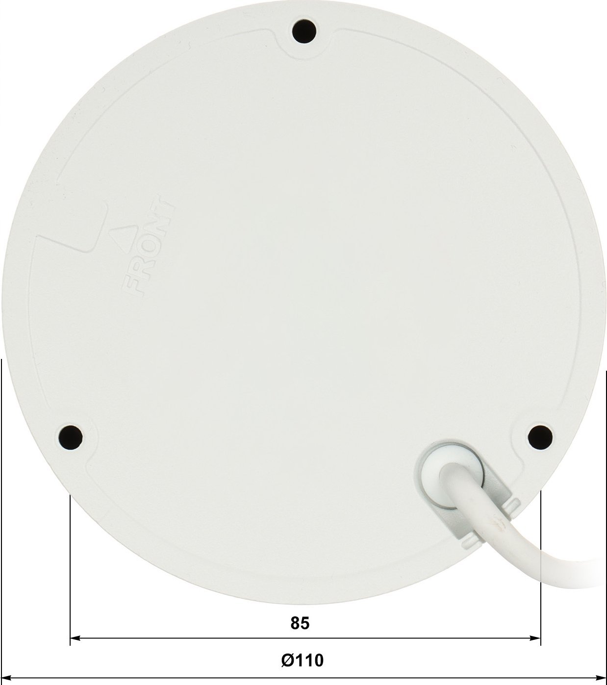 Kamerë sigurie IP Dahua IPC-HDBW2249E-S-IL-0280B, 4MP, lente 2.8mm, e bardhë