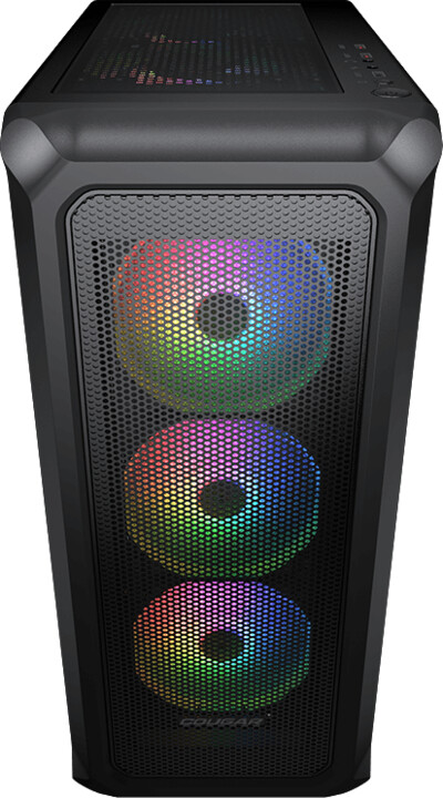Kasë Cougar Archon 2 RGB Mesh, TG, e zezë