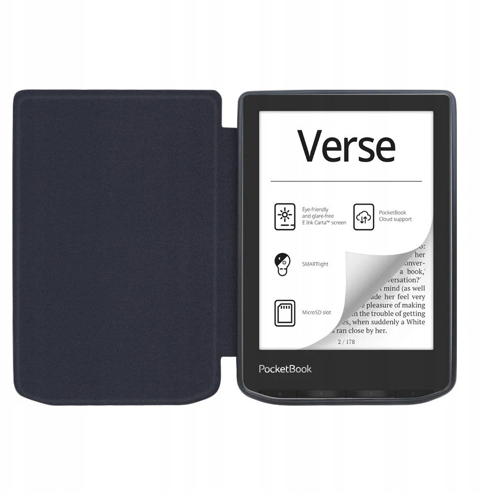 Kuti mbrojtëse grafike TPU për PocketBook Verse Verse Pro 629 634, magazinim magnetik, dizajn Starry Sky, shumëngjyrëshe