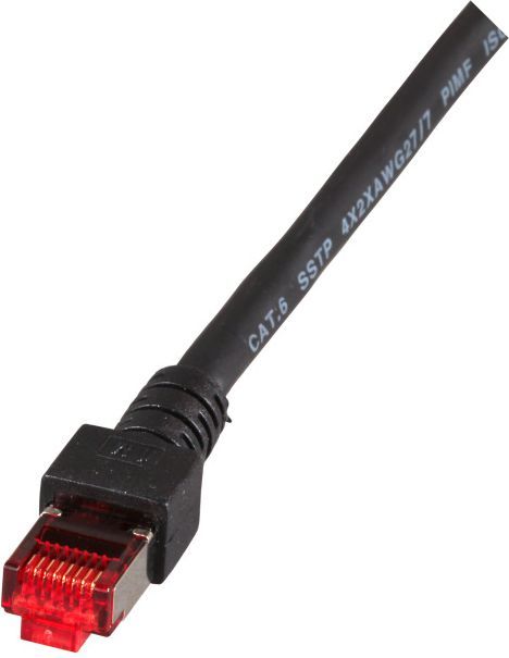 Kabllo rrjeti EFB (K5515.5), S / FT, Kat. 6, PIMF, 5m, e zezë