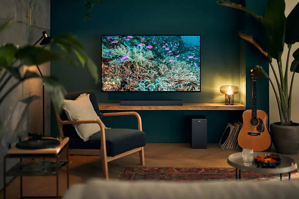 Soundbar-Subwoofer Philips TAB7305/10, 300W 2.1CH, bluetooth wireless