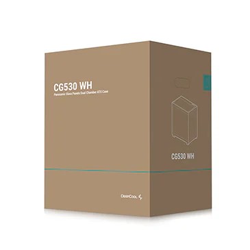 Kasë PC Deepcool CG530 4F, ATX, 4 ventilatorë ARGB, e bardhë
