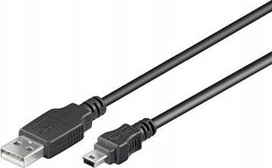 Kabllo USB PremiumCord USB A në mini USB, 0.5 m, USB 2.0, i zi