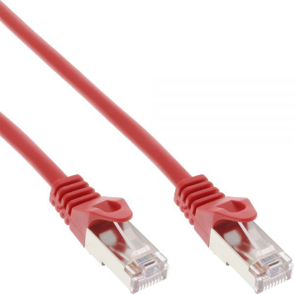 Kabllo rrjeti InLine, F/UTP, Cat.5e, 10 m, e kuqe