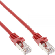 Kabllo rrjeti InLine, F/UTP, Cat.5e, 10 m, e kuqe