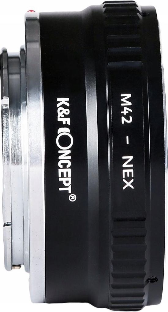 Adapter lente K&amp;F Concept KF06.305, M42 në Sony E NEX, i zi