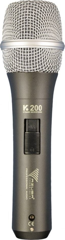 Mikrofon profesional K-200, dinamik, kardioid, metalik
