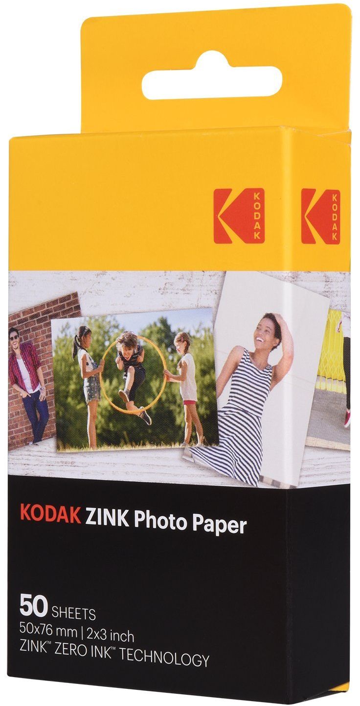 Letër fotografike për kamera dhe printerë Kodak Instant Cartridge, 5x7.6cm