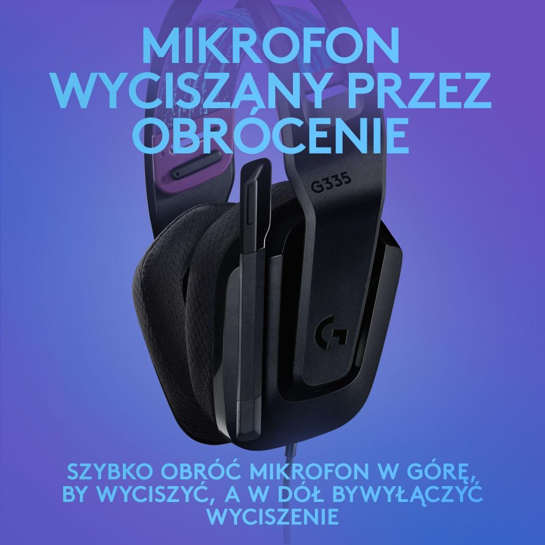 Kufje Logitech G335 981-000978, 40mm, të zezë