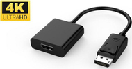 Adapter video MicroConnect DPHDMI3, DisplayPort në HDMI, i zi