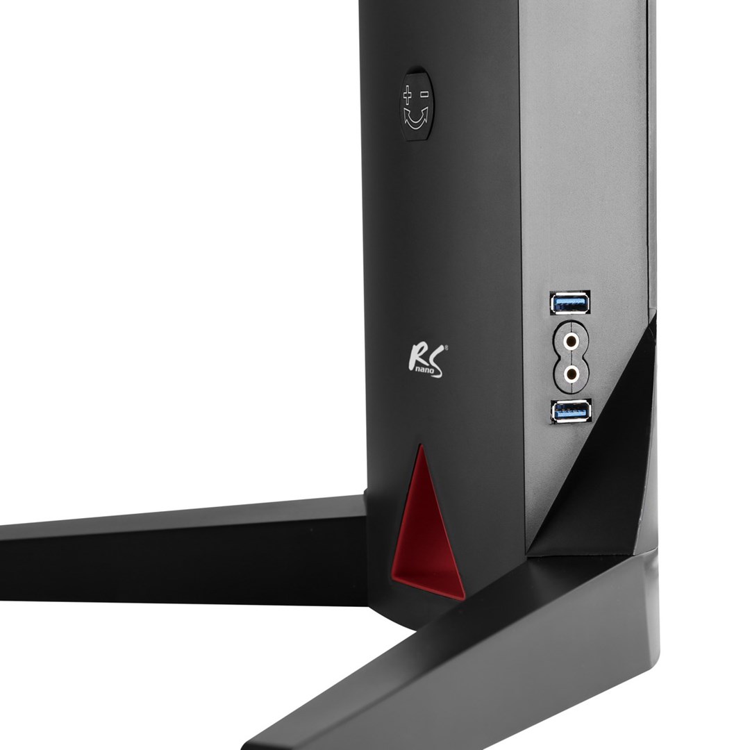 Mbajtëse monitori Maclean NanoRS RS110, 17-32", 8 kg, e zezë