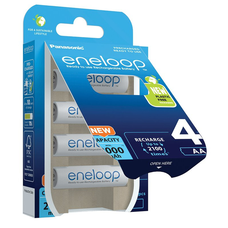 Panasonic Eneloop Batteries AA/4B 2000mAh