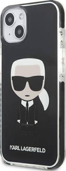 Mbulesë telefoni Karl Lagerfeld KLHCP13STPEIKK, për iPhone 13 mini 5.4", hardcase, e zezë