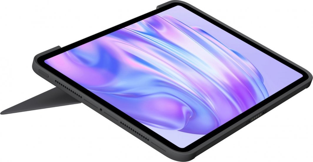 Set tastierë + mbrojtëse Logitech për iPad Pro 13'' M4, e hirtë e errët