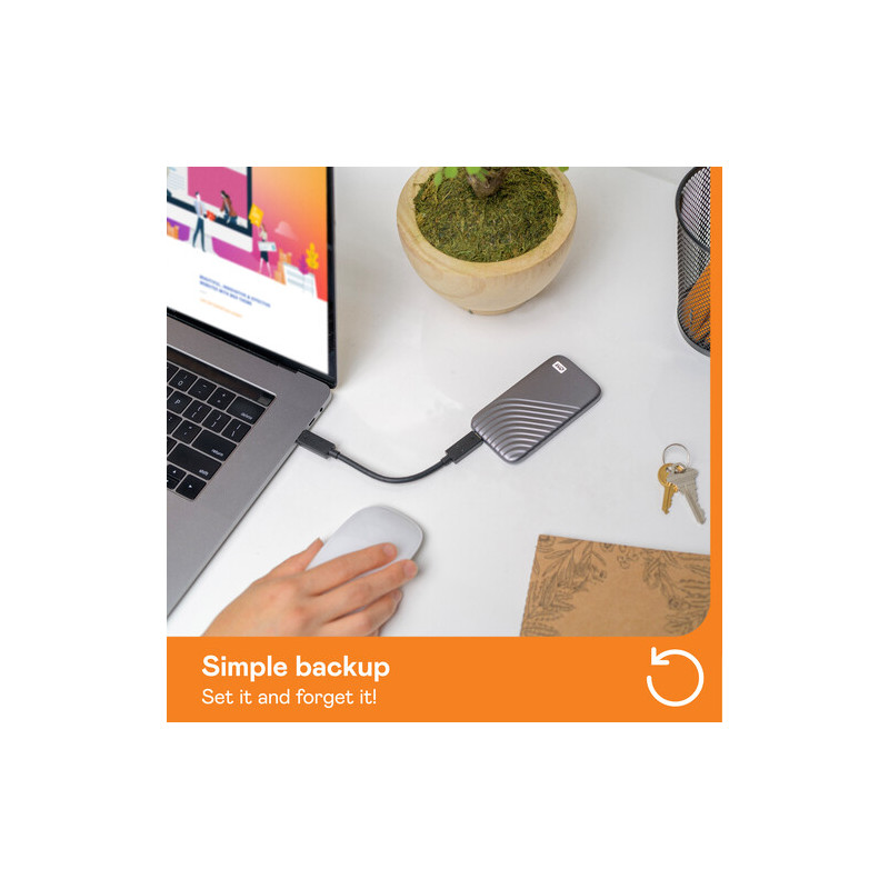 WD 1TB My Passport SSD USB 3.2 Gen 2 Type-C