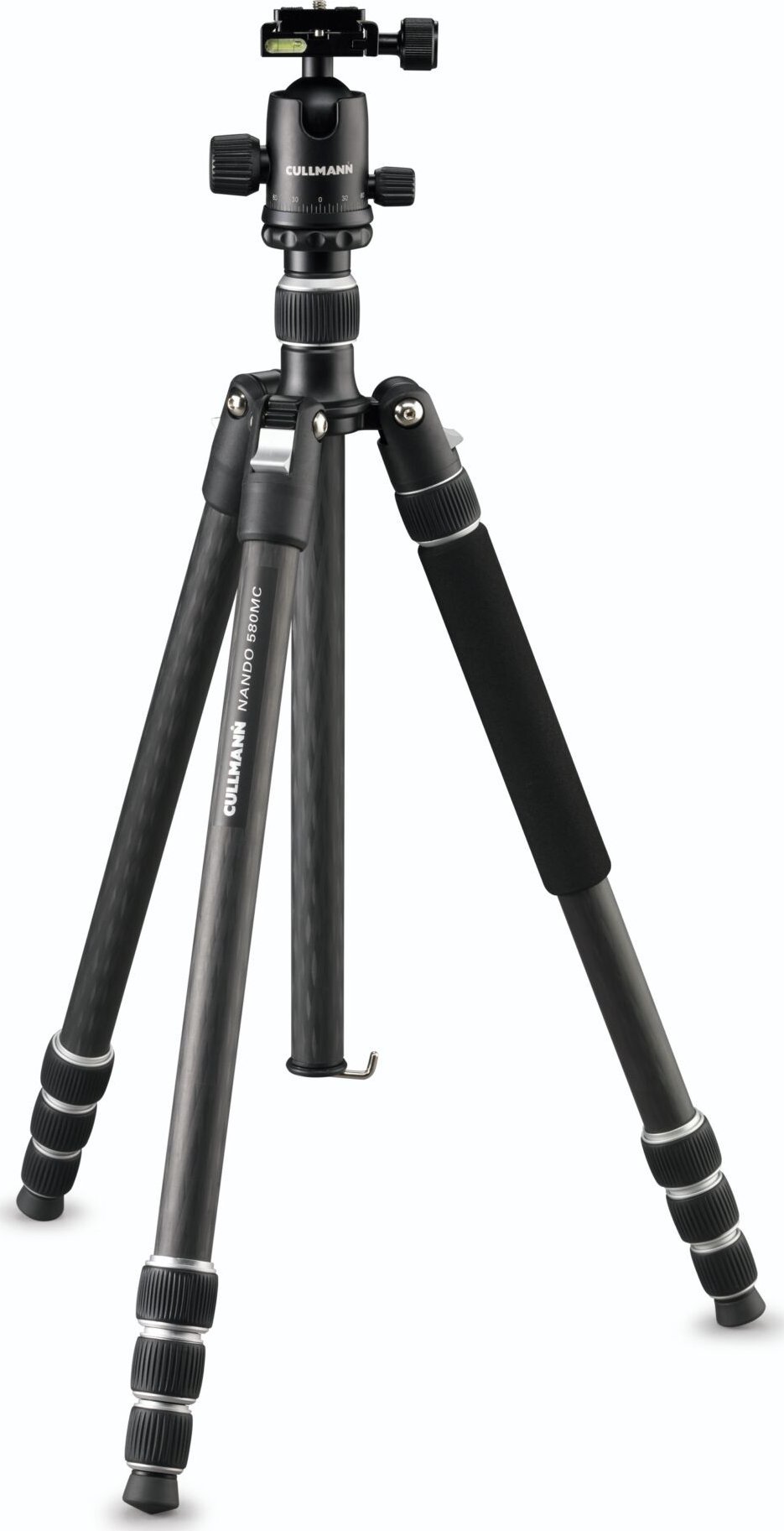 Trekëmbësh fotografik Cullmann Nando 580MC RB8.5, alumini, me kokë rrotulluese, i zi