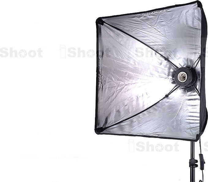 Set llambë për studio SoftBox IShoot, 1 softbox, 40x40 cm, E27