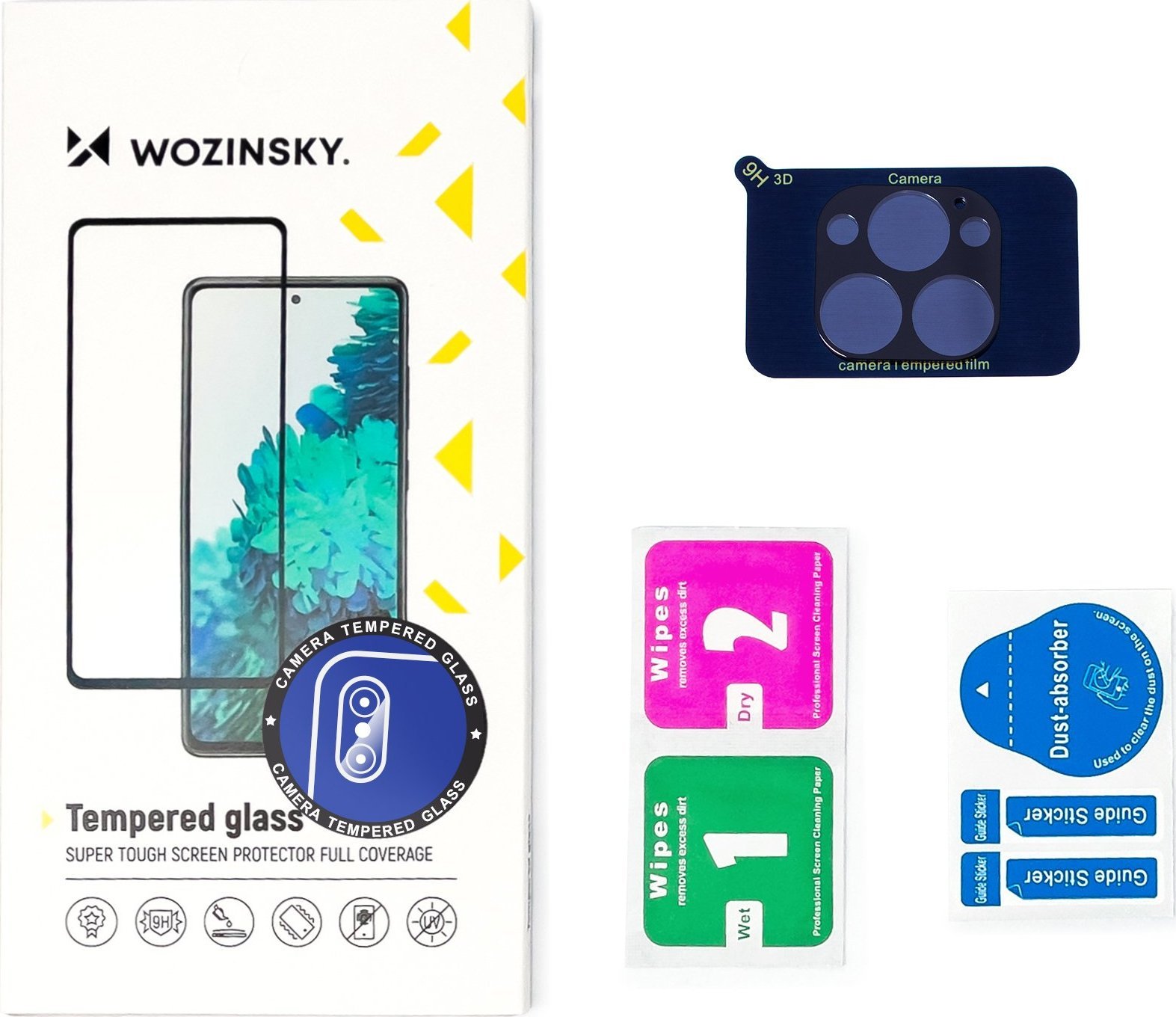 Mbrojtëse xhami kamerë Wozinsky Full Camera Glass për Motorola Moto G41, 9H, transparente
