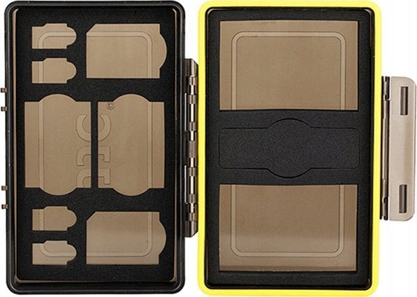Kuti ruajtëse JJC, për 6 karta XQD, aksesor për kamera, gri