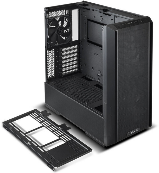 Kasë LIAN-LI LANCOOL 216, ARGB, i zi