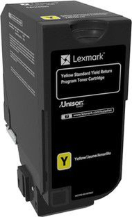 Toneri Lexmark 74C2SY0, origjinal, kapacitet standard, i verdhë