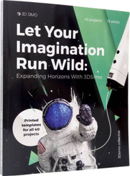 Libër kreativ 3DSimo Template G3D2006, 40 projekte, për stilolaps 3D