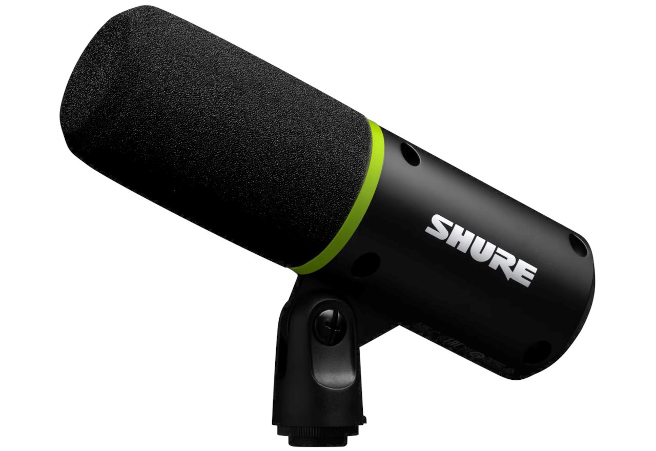 Mikrofon gaming Shure MV6, USB C, dalje kufjesh 3.5mm, i zi