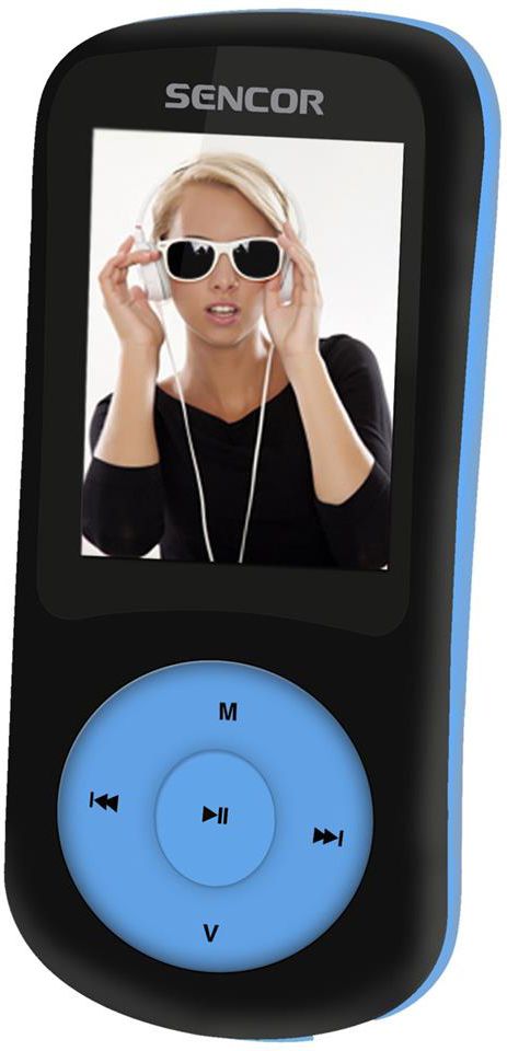 MP4 Player Sencor SFP 5870BBU, 8GB, radio FM, blu