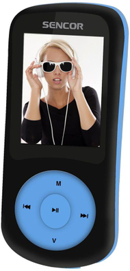 MP4 Player Sencor SFP 5870BBU, 8GB, radio FM, blu