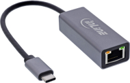 Adapter rrjeti USB C InLine USB 3.2, RJ45 Gigabit, gri