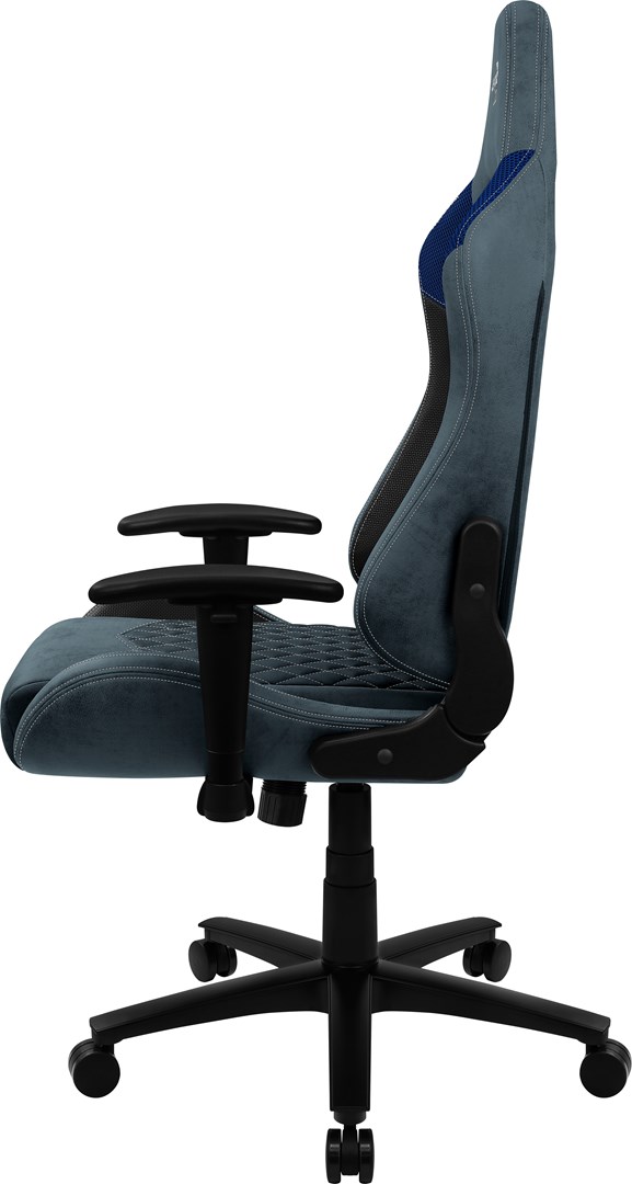 Karrige lojërash Aerocool DUKE AeroSuede, 56cm, 150kg, e zezë/e kaltër