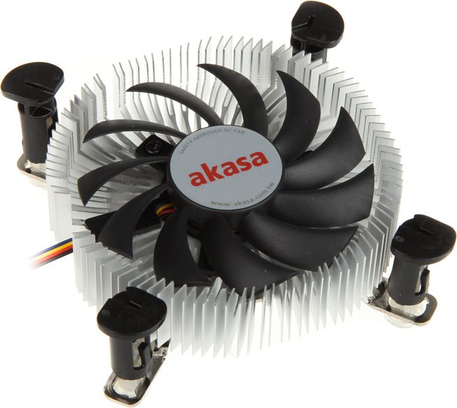 Ftohës procesori Akasa AK-CC7122BP01, 74mm PWM, Intel 775 1155 1156, i zi