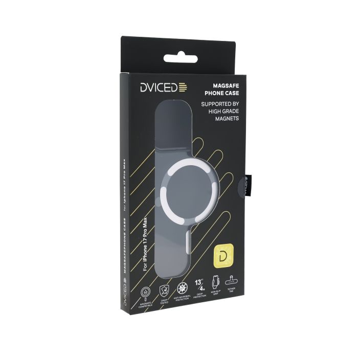 Dviced MagSafe iPhone 17 Pro Max Smoke Case, Silver