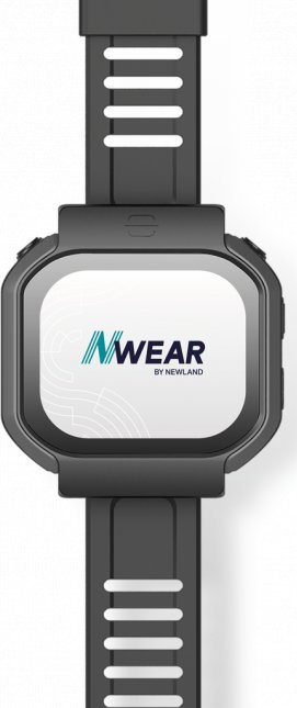 Orë industriale inteligjente Newland WD5, AMOLED 2.06", Android 13, IP67, e zezë