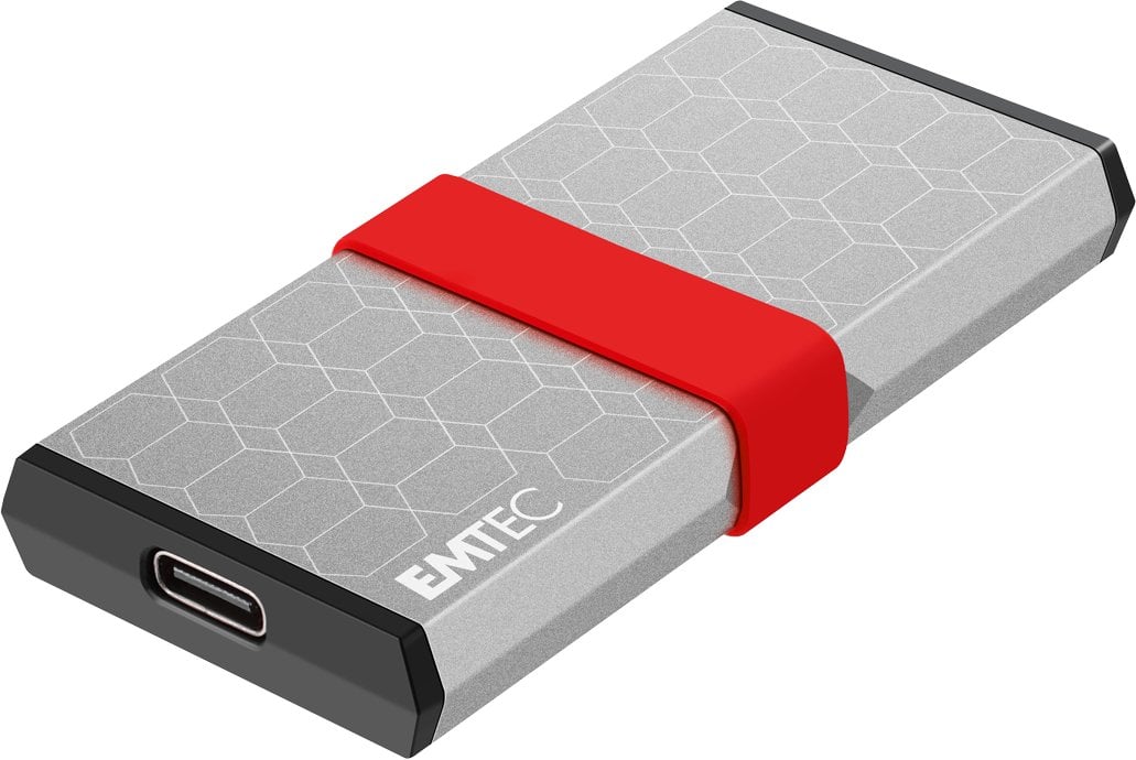 SSD i jashtëm Emtec X205, 1TB, USB 3.2 Gen2, argjendtë