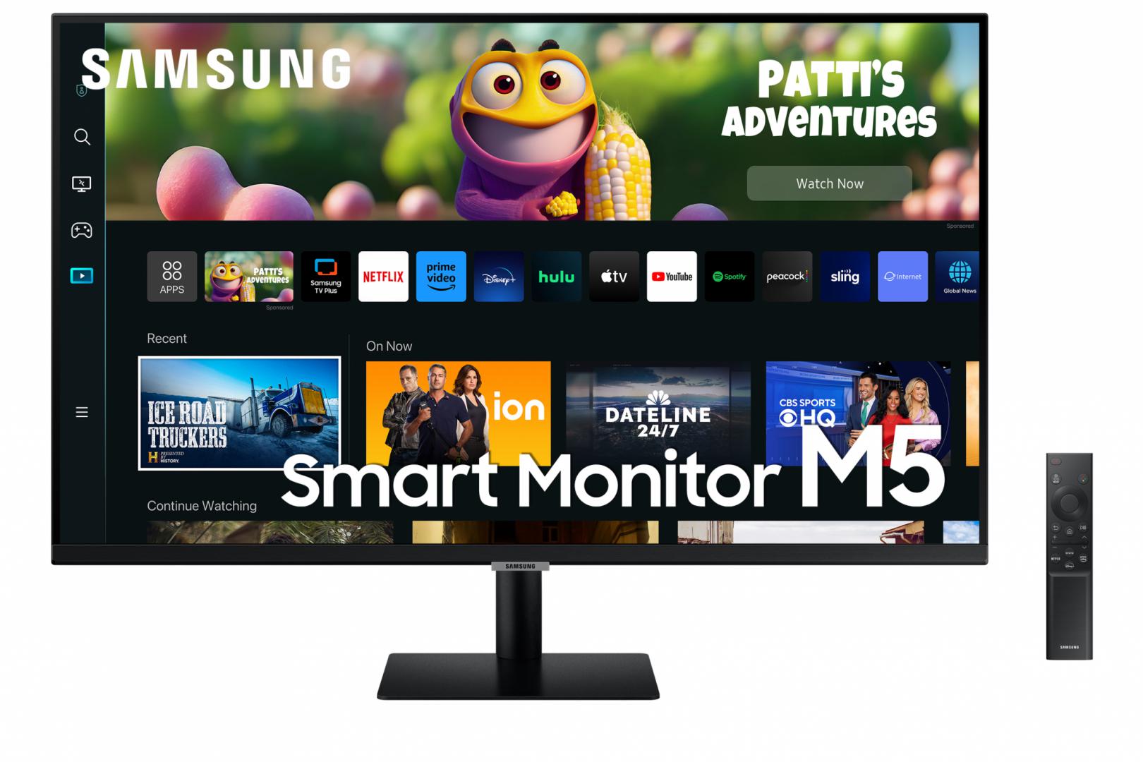 Monitor inteligjent Samsung Smart Monitor M5 LS32CM500EUXEN, 32", Full HD, i zi