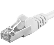 Kabllo Premiumcord, CAT6a, S-FTP, RJ45-RJ45, 2m, i bardhë