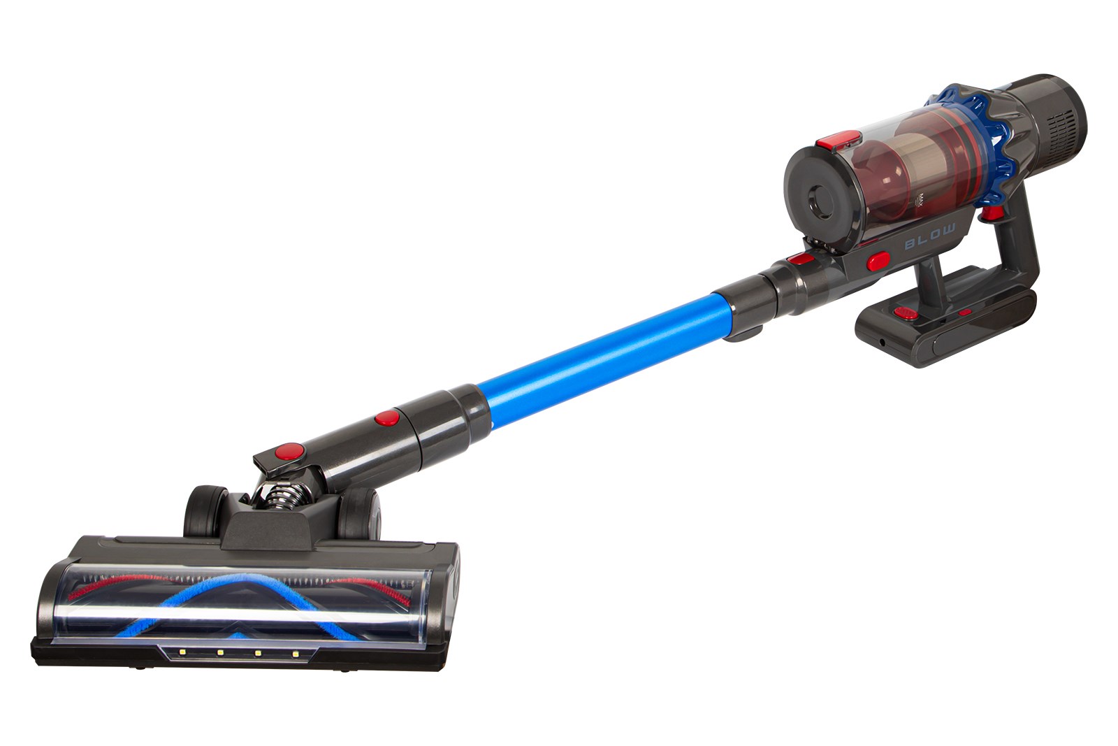Fshesë me bateri Blow UP450, 450W, 0.8L, gri blu
