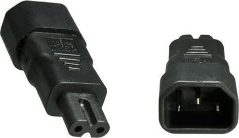 Përshtatës energjie Microconnect PE147AD, konvertues C7 në C14, i zi
