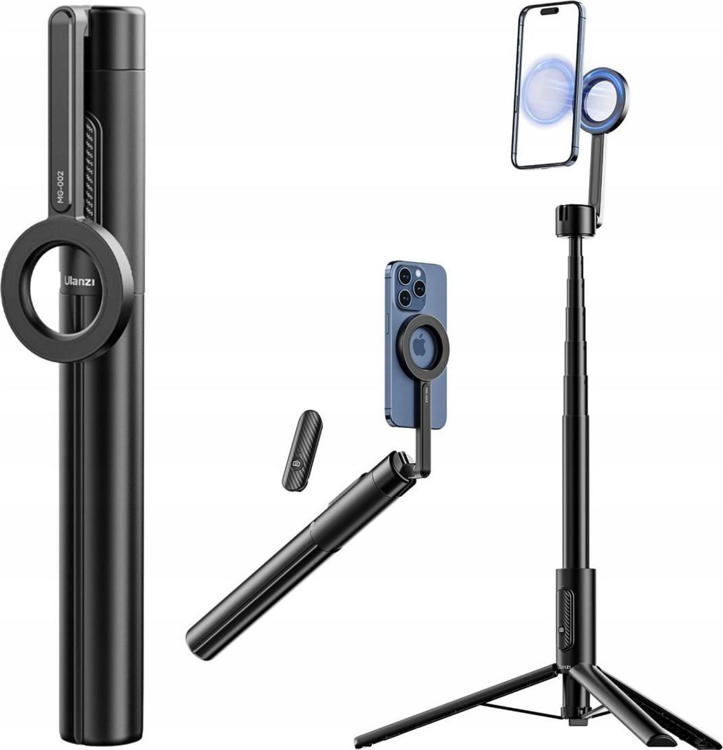 Shkop selfie Ulanzi AB202MAX, magnetik, 164 cm, i zi