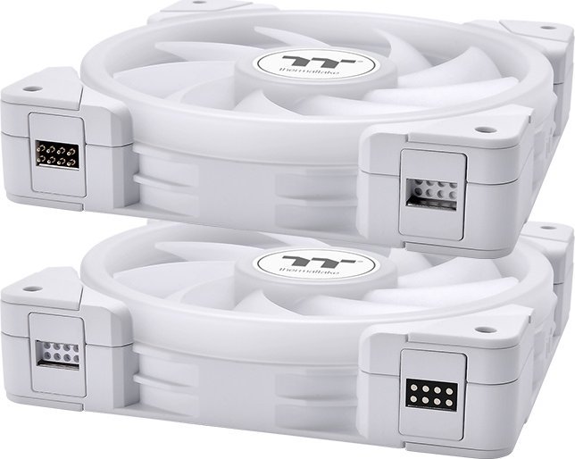 Ventilator kase Thermaltake SWAFAN EX14 ARGB, 14 cm, i bardhë