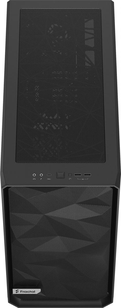 Kasë Fractal Design Meshify 2 TG Dark Tint, e zezë, Midi Tower