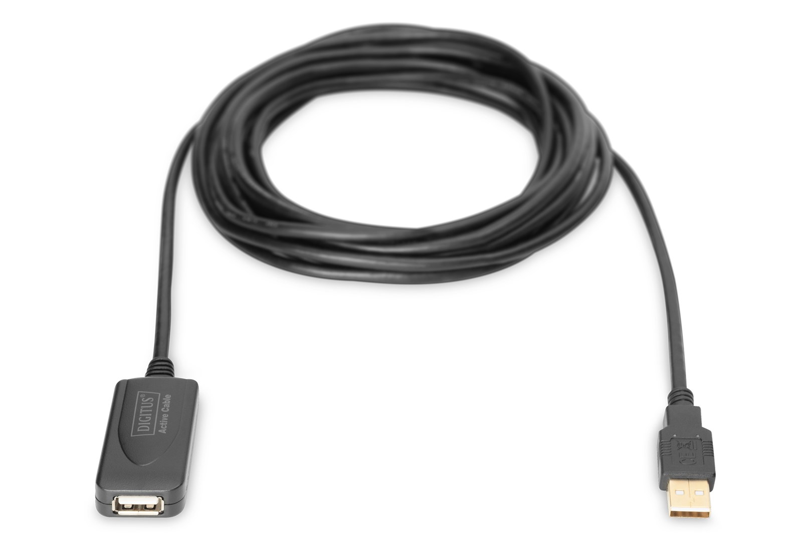 Kabllo zgjatuese Digitus USB-A, 5m, e zezë
