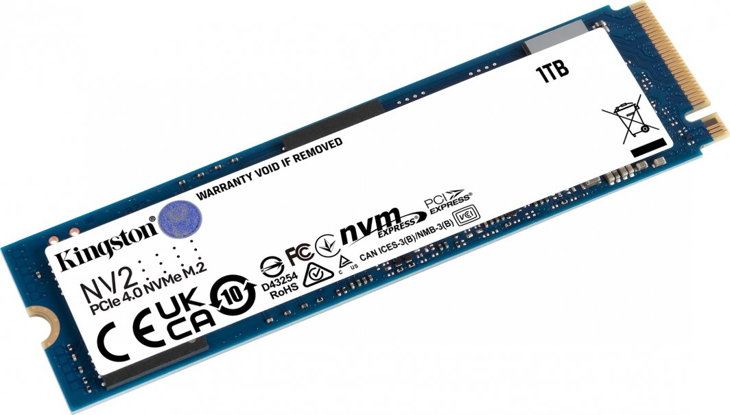 Disk SSD Kingston NV2, 1TB M.2 2280 PCI-E x4 Gen4 NVMe
